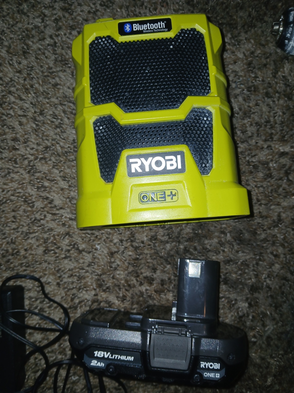RYOBI One+ Bluetooth Portable Speaker - Yellow